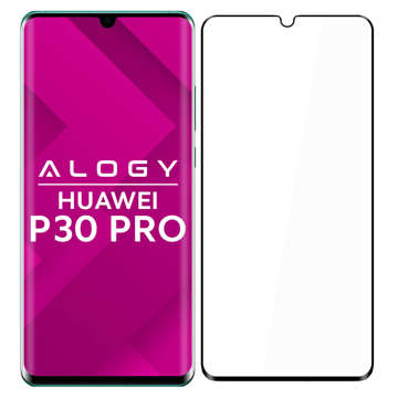 Tvrdené sklo Alogy na celú obrazovku pre Huawei P30 Pro Black