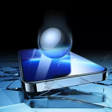 Tvrdené sklo Joyroom Knight 2,5D TG pre iPhone 14 na celú obrazovku s priehľadným rámom (JR-H01)