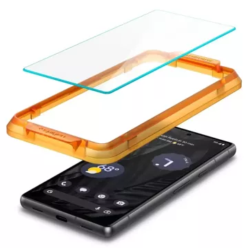 Tvrdené sklo Spigen ALM Glas.TR 2-Pack pre Google Pixel 7A Clear