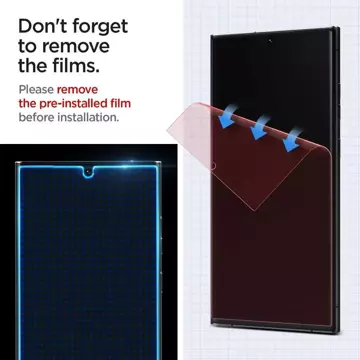 Tvrdené sklo Spigen Glas.Tr Platinum pre Samsung Galaxy S23 Ultra Clear