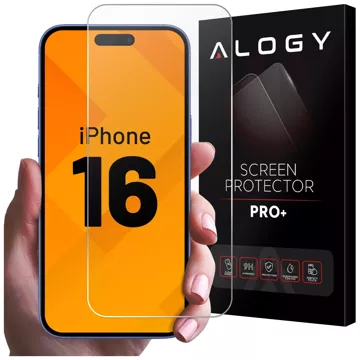 Tvrdené sklo na ochranu displeja Apple iPhone 16 9H Alogy Heavy Pro™️