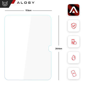 Tvrdené sklo pre Apple iPad 10.9 10 Gen 2022 (A2696/A2757/A2777) Alogy Screen Protector Pro 9H Hole Screen Protector