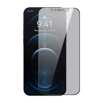 Tvrdené sklo s 0,3 mm súkromným filtrom Baseus pre iPhone 12 Pro Max