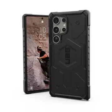 UAG Pathfinder Magnet case - ochranné puzdro pre Samsung Galaxy S24 Ultra 5G so vstavaným magnetickým modulom (čierne)