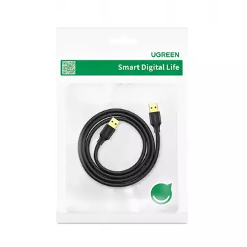 UGREEN kábel USB – kábel USB (samec – USB 3.2 Gen 1) 1 m čierny (US128 10370)