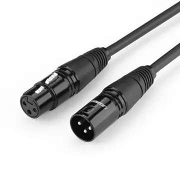 UGREEN predlžovací kábel audio kábel kábel mikrofónový XLR (samica) - XLR (samec) 2 m (AV130)