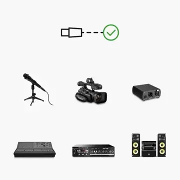 UGREEN predlžovací kábel audio kábel kábel mikrofónový XLR (samica) - XLR (samec) 2 m (AV130)