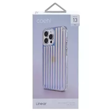 UNIQ etui Coehl Linear iPhone 13 Pro / 13 6,1" opál/dúhový