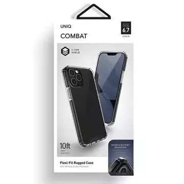 UNIQ puzdro Combat iPhone 12 Pro Max 6,7 "black / carbon black