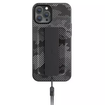 UNIQ puzdro Heldro iPhone 12/12 Pro 6,1 "black camo / charcoal camo Antimicrobial