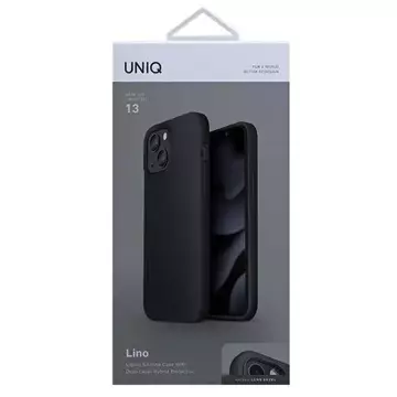UNIQ puzdro Lino iPhone 13 6,1 "čierne / atramentovo čierne