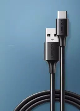 Uzelený kábel USB – USB typu C 2 A 2 m čierny (60118)