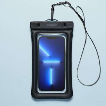 Vodotesné puzdro Spigen A621 IPX8 na telefón univerzálne vodotesné puzdro na pás Black