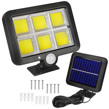 Vonkajšia solárna lampa Alogy Solar Lamp so 120 COB senzorom