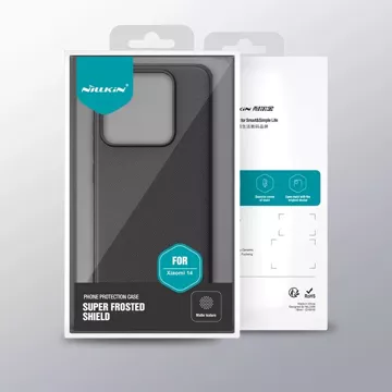 Vystužené puzdro Nillkin Super Frosted Shield Pro pre Xiaomi 14 - čierne