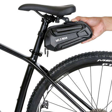 Wildman Bicycle Saddle Bag XT7 Pouch taška na bicykel držiak na sedadlo na bicykel 1,2l Čierna