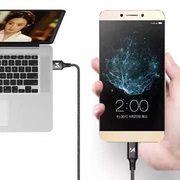 Wozinsky kábel USB kábel - Lightning 2,4A 1m čierny (WUC-L1B)