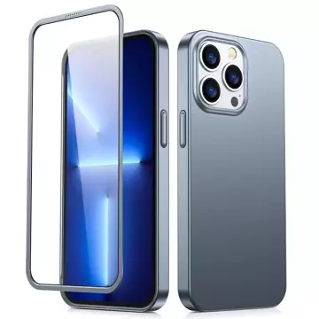 Zadný a predný kryt Joyroom 360 Full Case pre iPhone 13 Pro z tvrdeného skla šedé (JR-BP935 tranish)