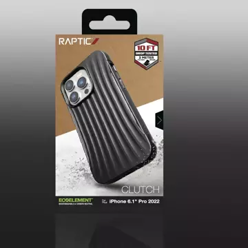 Zadný kryt Raptic Clutch Case na iPhone 14 Pro čierny