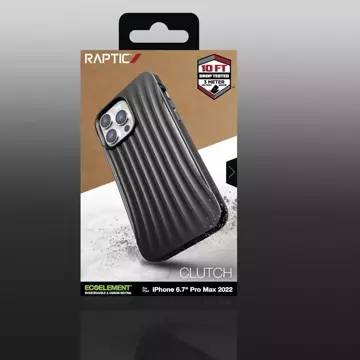 Zadný kryt Raptic X-Doria Clutch Case iPhone 14 Pro Max čierny