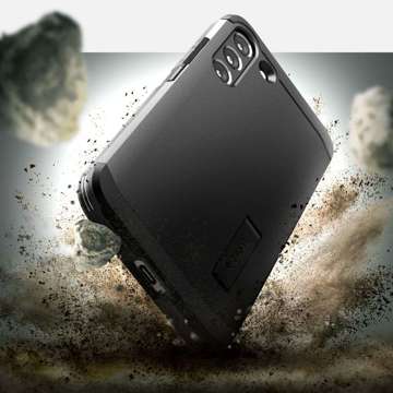Zadný kryt Spigen Tough Armor case pre Samsung Galaxy S22 Black