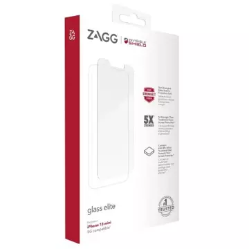 Zagg InvisibleShield Glass Elite - ochranné sklo pre iPhone 13 mini [go]