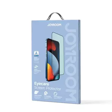 Zelené sklo Joyroom Knight pre iPhone 14 Pro Max s celoobrazovkovým filtrom proti modrému svetlu (JR-G04)