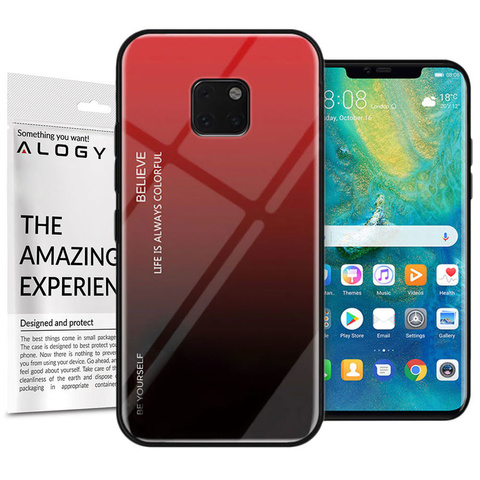 Чохол Alogy Aurora Armor для Huawei Mate 20 Pro червоний та чорний 05