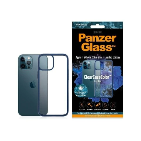 Чохол PanzerGlass ClearCase для iPhone 12 Pro Max True Blue AB
