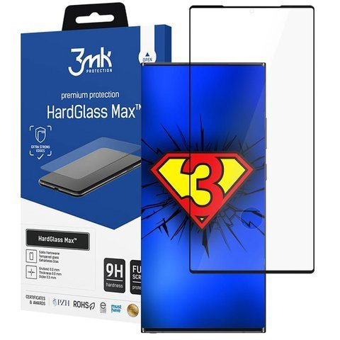 Скло 3mk HardGlass Max для Samsung Galaxy Note 20 Ultra Finger Print