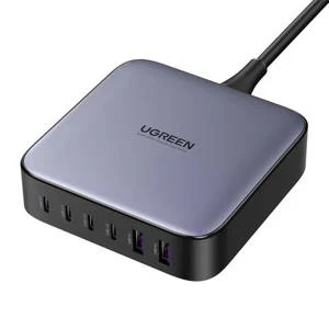 UGREEN CD271 мережевий зарядний пристрій 2xUSB-A, 4xUSB-C, GaN, 200W (чорний)