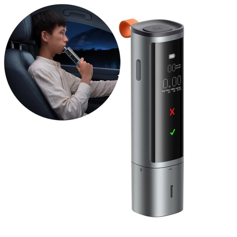 Алкотестер Baseus SafeJourney Pro Series 470mAh сірий