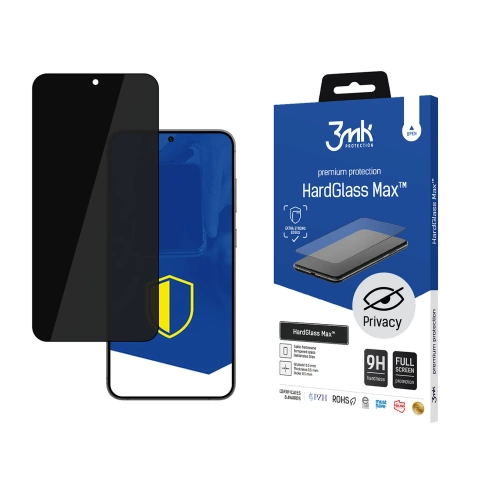 Захисне скло для Samsung Galaxy S24 Plus - 3mk HardGlass Max Privacy