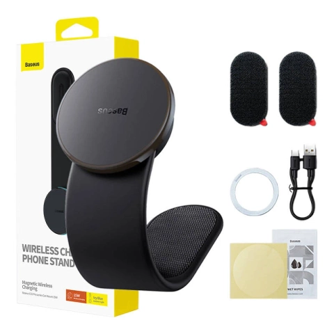Автотримач Baseus C02 Pro Series із зарядним пристроєм