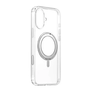 Захисний чохол для iPhone 16 з підставкою Baseus SkyRing 360° MagSafe (прозорий)