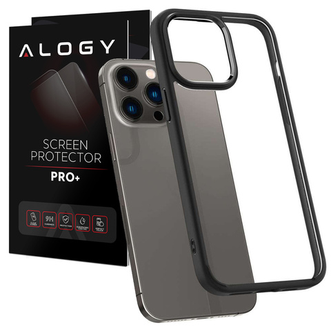 Чохол Spigen Ultra Hybrid для Apple iPhone 14 Pro Matte Black Glass