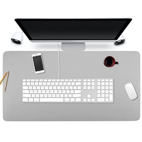 Килимок на парту, стіл, захисний килимок 90х45см сірий