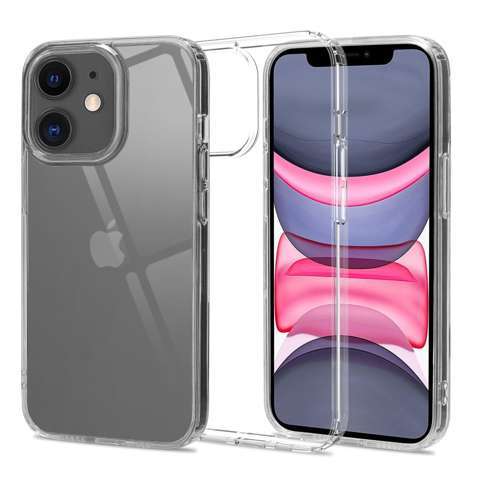 Гібридний чохол FlexAir для Apple iPhone 11 Clear Glass Spigen Glas.tR Slim HD