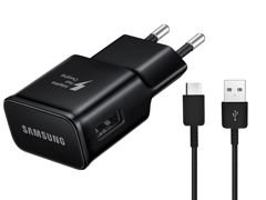 Зарядний пристрій Samsung EP-TA20EBE FC USB-C кабель 1,5 м EP-DW700CBE чорний