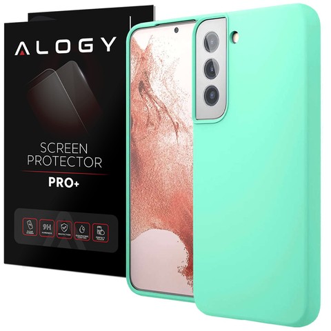 Захисний тонкий м'який чохол Alogy для Samsung Galaxy S22 Turquoise Glass