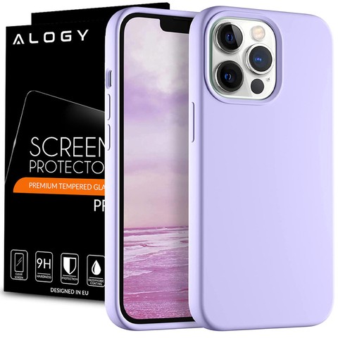 Захисний тонкий м'який чохол Alogy для iPhone 13 Pro Max Violet Glass