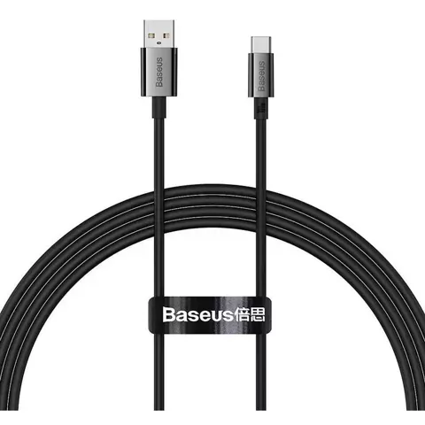 Кабель BASEUS USB A – Type C PD 100 Вт 1,5 м чорний P10320102114-01