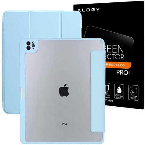 Магнітний пенал 2в1 Alogy для Apple iPad Air 4 2020/5 2022 Blue Glass