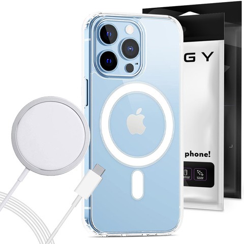 Ультратонкий чохол MagSafe Alogy Case for Qi для iPhone 13 Pro 6.1 Transparent Qi Charger