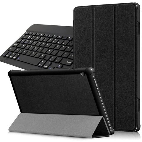 Чохол-книжка Alogy для Lenovo Tab M10 10.1 TB-X605 Black Keyboard