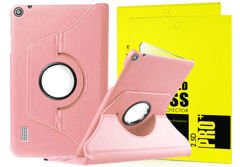 Чохол 360 Rotary Case Huawei MediaPad T3 7.0 Pink Glass