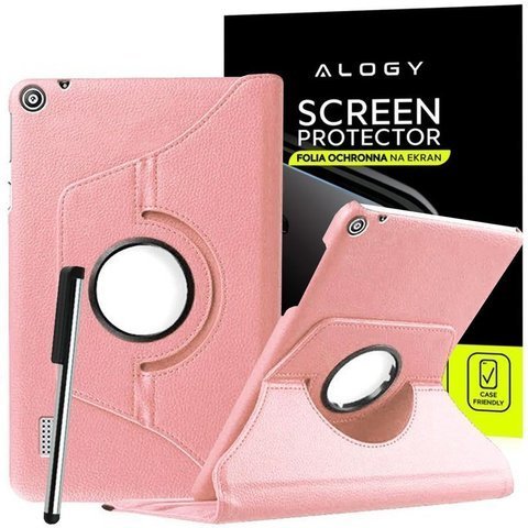 Чохол 360 Rotary Case Huawei MediaPad T3 7.0 Pink RYSIK FOIL