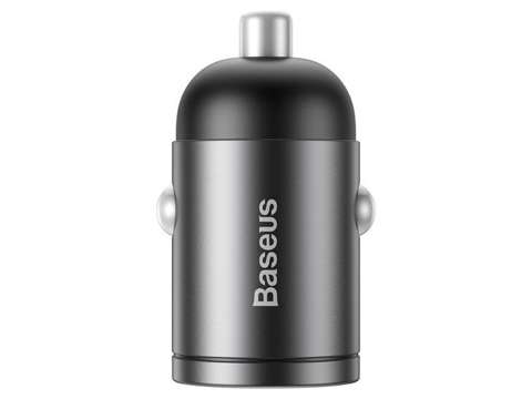 Автомобільний зарядний пристрій Baseus mini QC 3.0 5A 30W Black