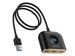 Адаптер Baseus Square Round 4w1 HUB 1x USB 3.0 3x USB 2.0 micro 1m Black