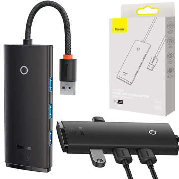 Адаптер HUB Baseus Lite Series адаптер USB-A на 4x USB-A 25 см